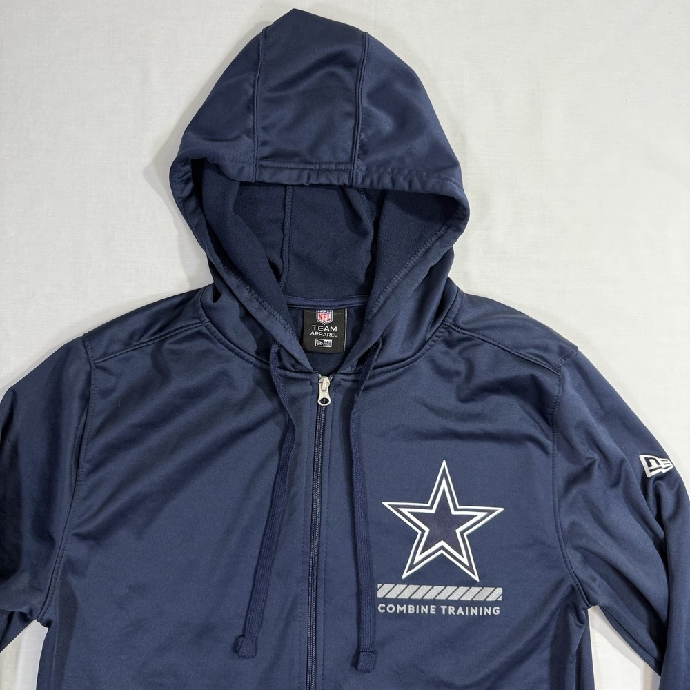 Dallas Cowboys NFL Football Full Zip Blue Performance Windbreaker Men's Size Med